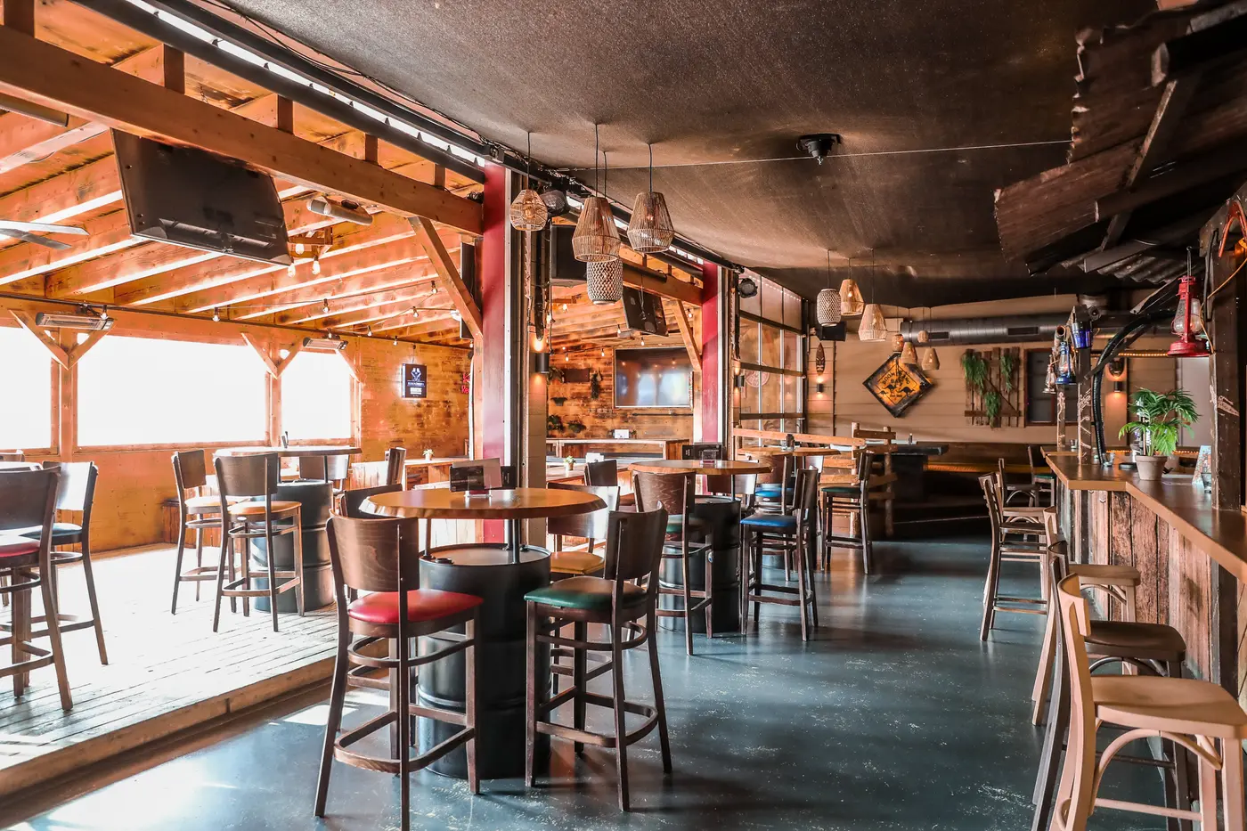 Theke der Boomerang Bar