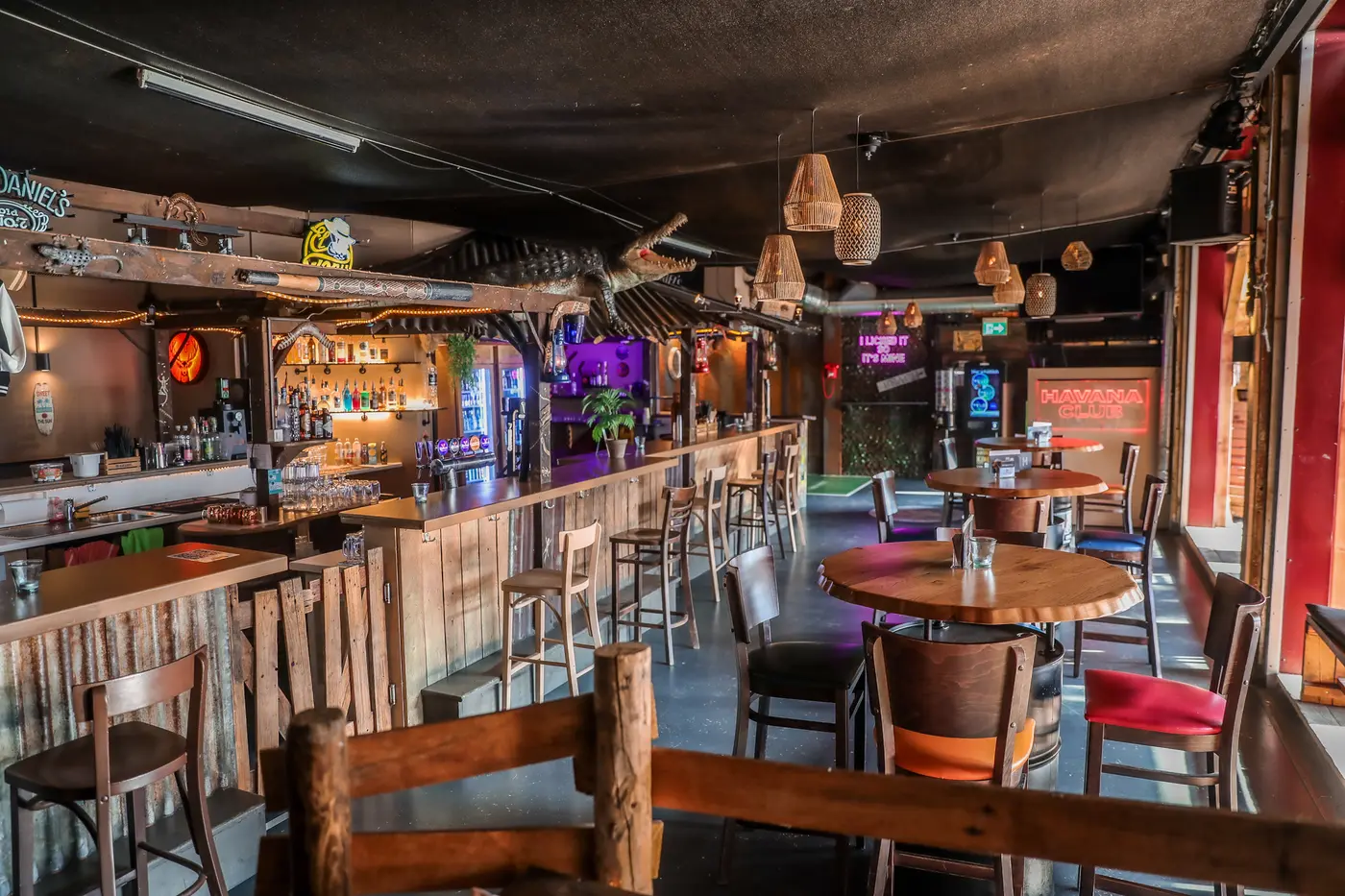Lichtstimmung in der Bar