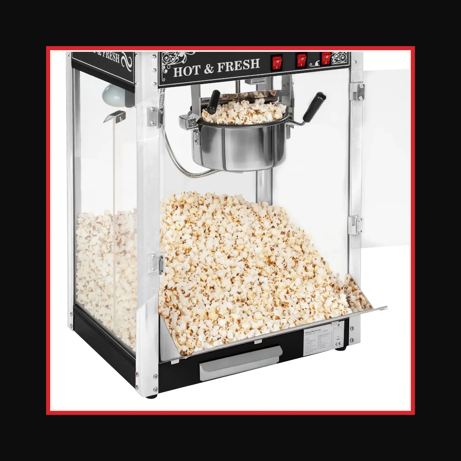 Popcornmaschine «Hot & Fresh» mit frischem Popcorn